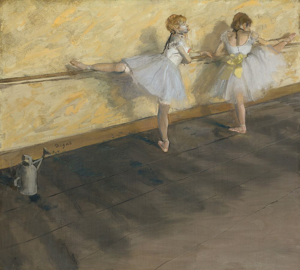 Dancers Practicing At The Barre_Edgar Degas art print by Screendoor for $57.95 CAD