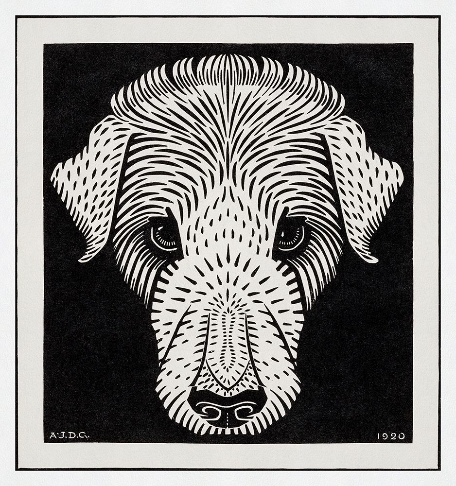 Dogs Head_Julie de Graag art print by Screendoor for $57.95 CAD