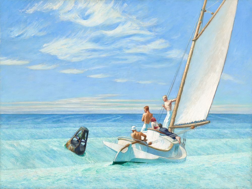 Ground Swell_Edward Hopper art print by Screendoor for $57.95 CAD