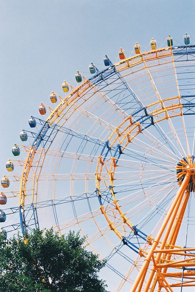Ferris Wheel 2 art print by Rachel Lee for $57.95 CAD