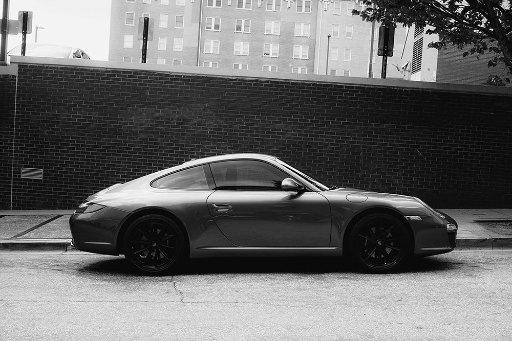 Crooked Porche BW art print by Will Malone for $57.95 CAD