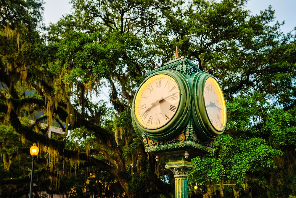 Chain of Parks Clock art print by Will Malone for $57.95 CAD