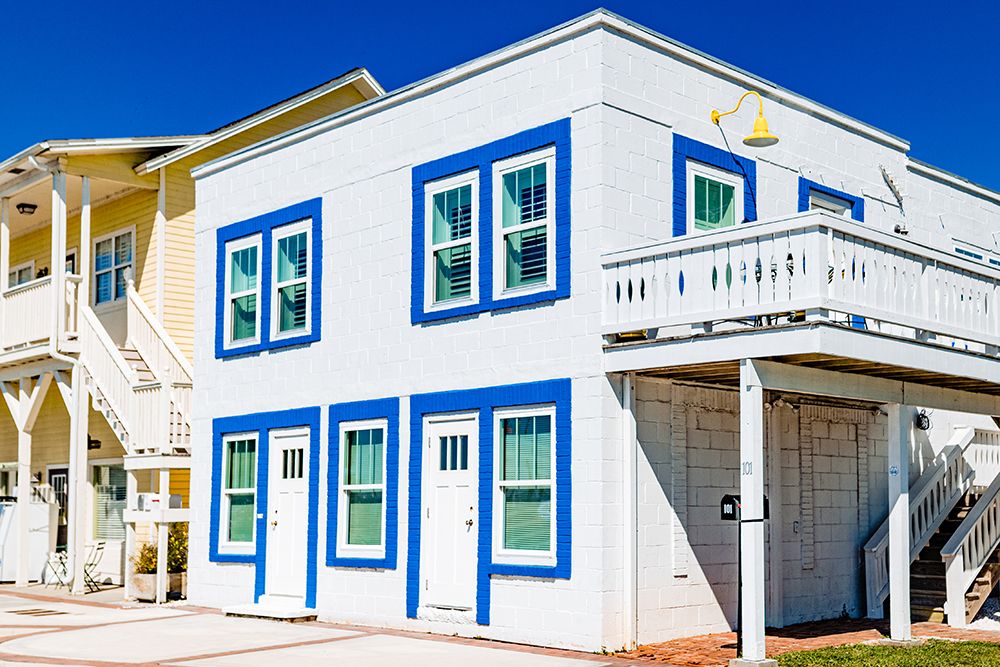 The Blue Beach House art print by Will Malone for $57.95 CAD