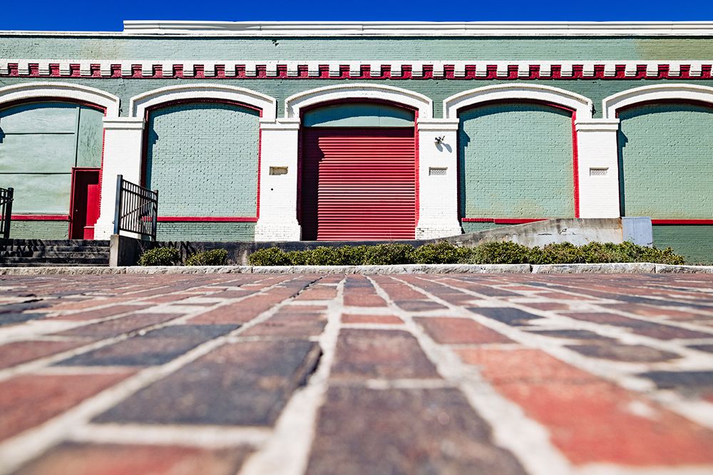 Red Garage art print by Will Malone for $57.95 CAD