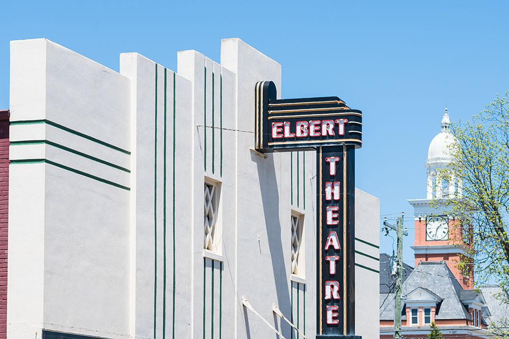 Elbert Theater art print by Will Malone for $57.95 CAD