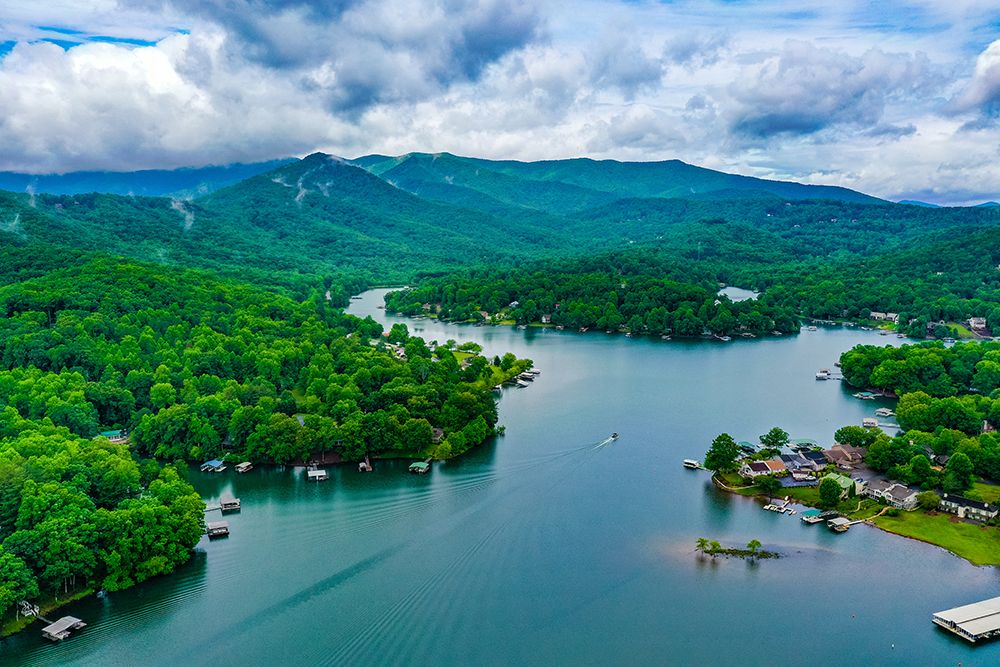 Lake Chatuge Aerial art print by Will Malone for $57.95 CAD