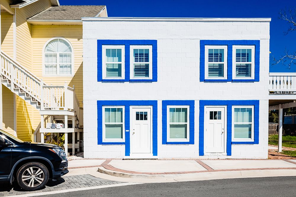 The Blue Beach House 2 art print by Will Malone for $57.95 CAD