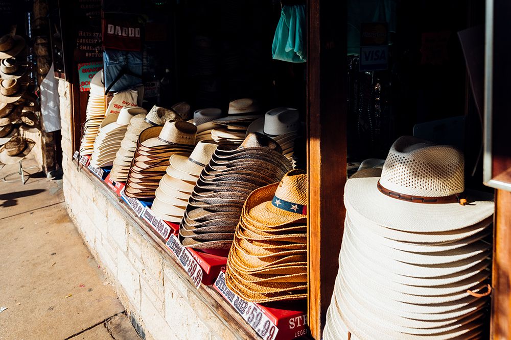 Hat Shop 2 art print by Will Malone for $57.95 CAD