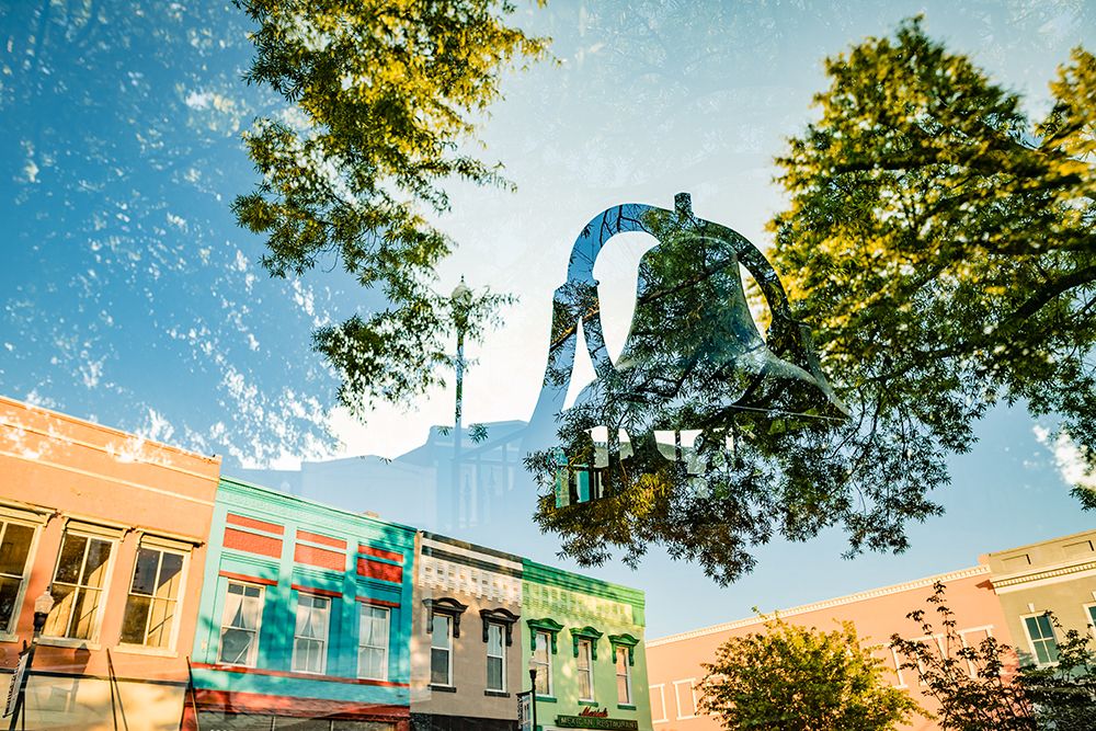 Downtown Double art print by Will Malone for $57.95 CAD