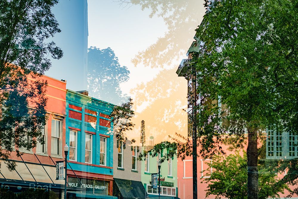 Downtown Sunrise art print by Will Malone for $57.95 CAD