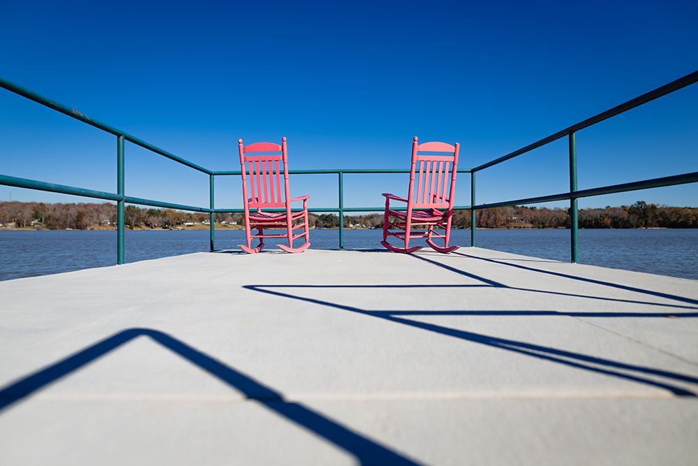 Pink Chairs art print by Will Malone for $57.95 CAD