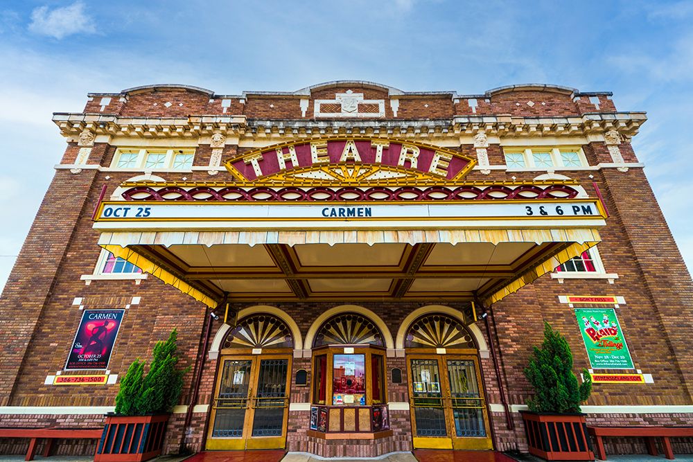 Athens Theater art print by Will Malone for $57.95 CAD