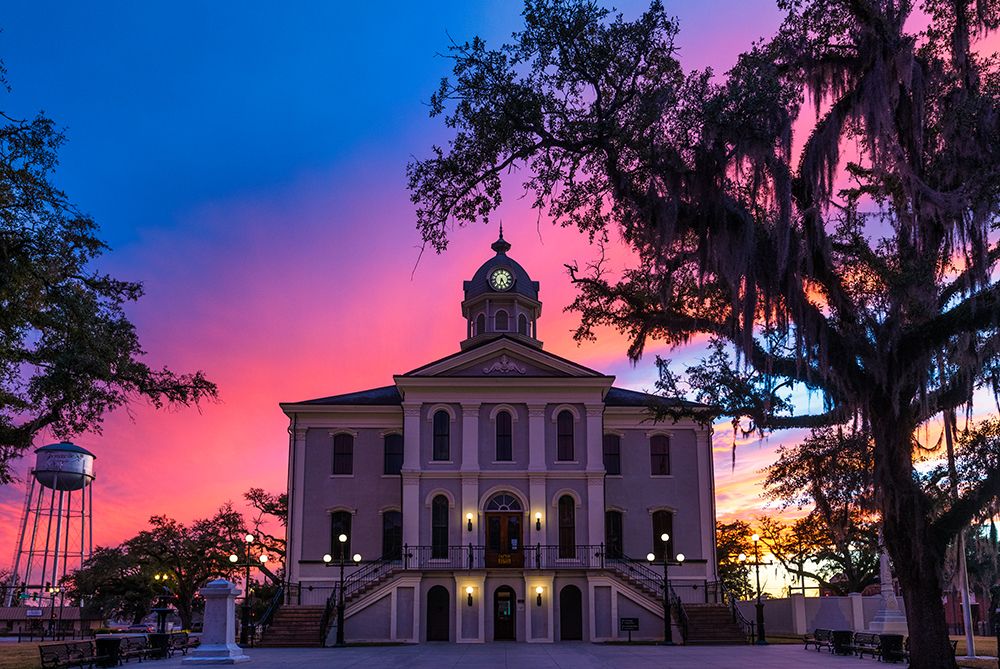 Courthouse Sunset 2 art print by Will Malone for $57.95 CAD