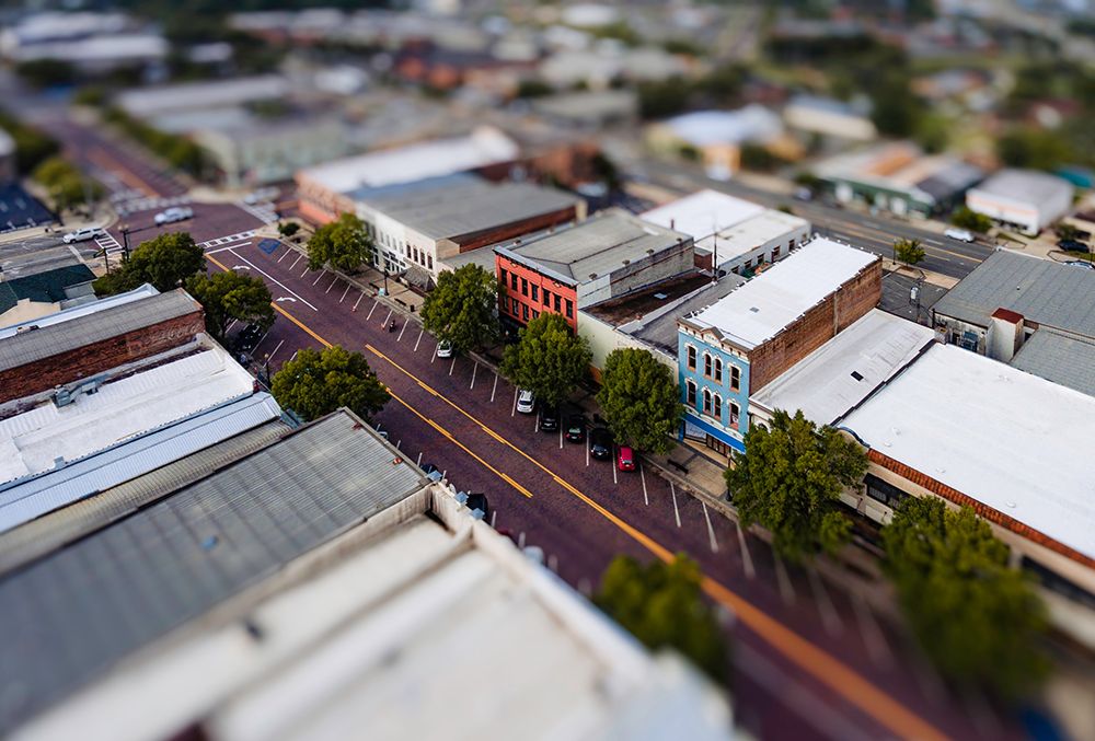 Downtown Thomasville Mini art print by Will Malone for $57.95 CAD