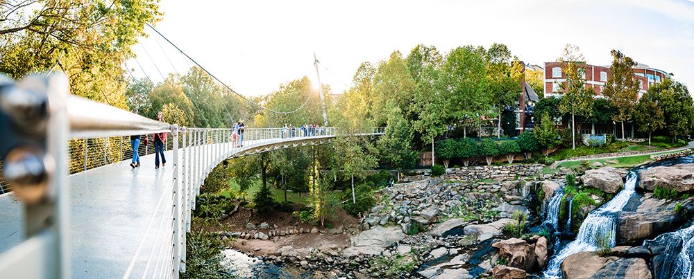 Falls Park Pano 40x16 art print by Will Malone for $57.95 CAD