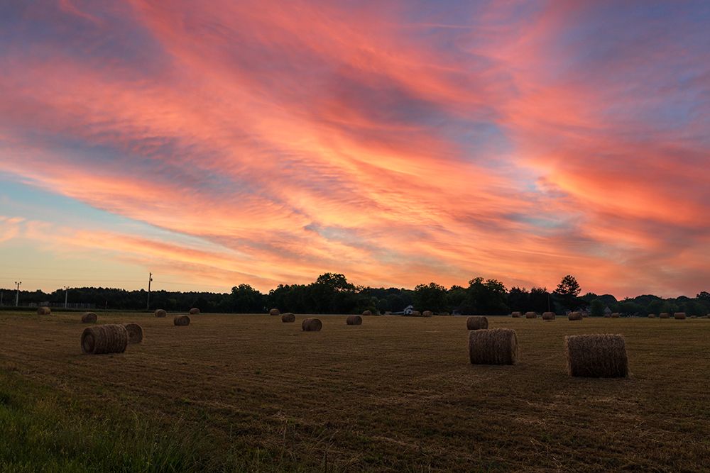 Hay Bail Sky art print by Will Malone for $57.95 CAD