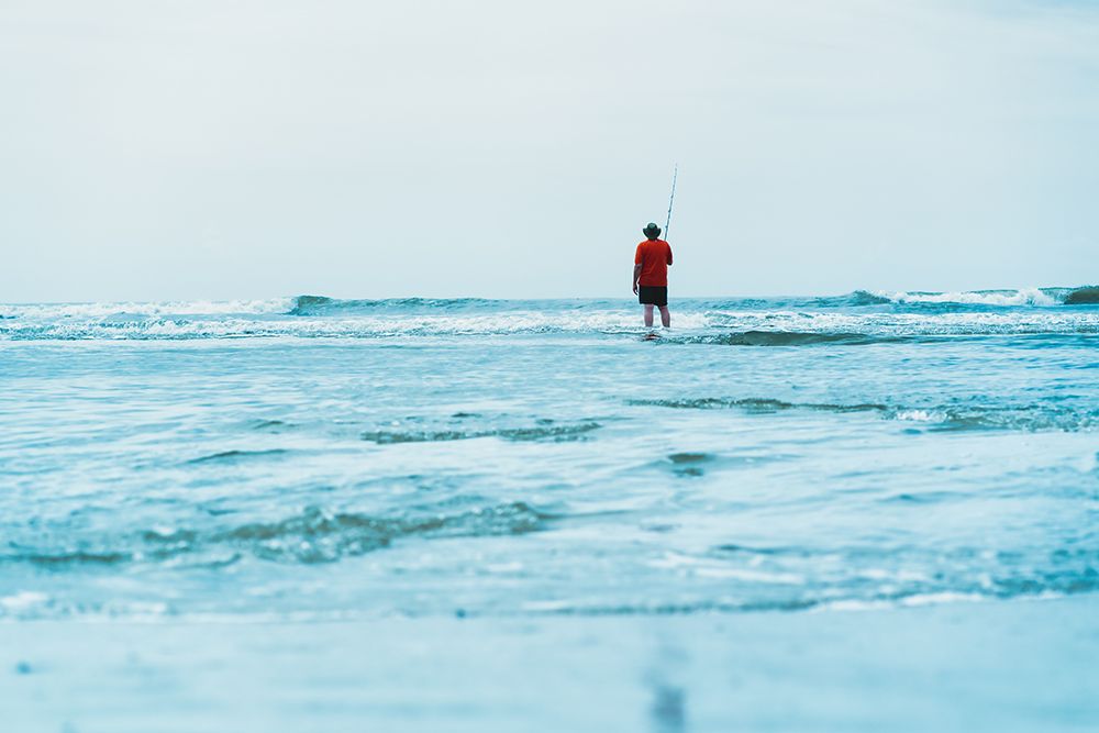 Man in the Sea art print by Will Malone for $57.95 CAD
