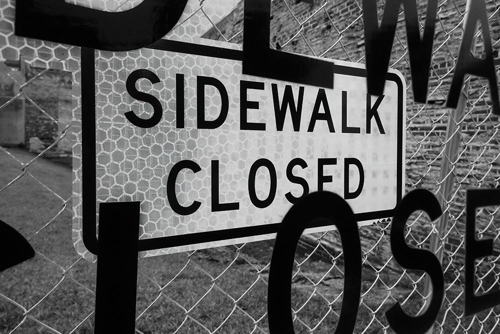 Sidewalk Closed art print by Will Malone for $57.95 CAD