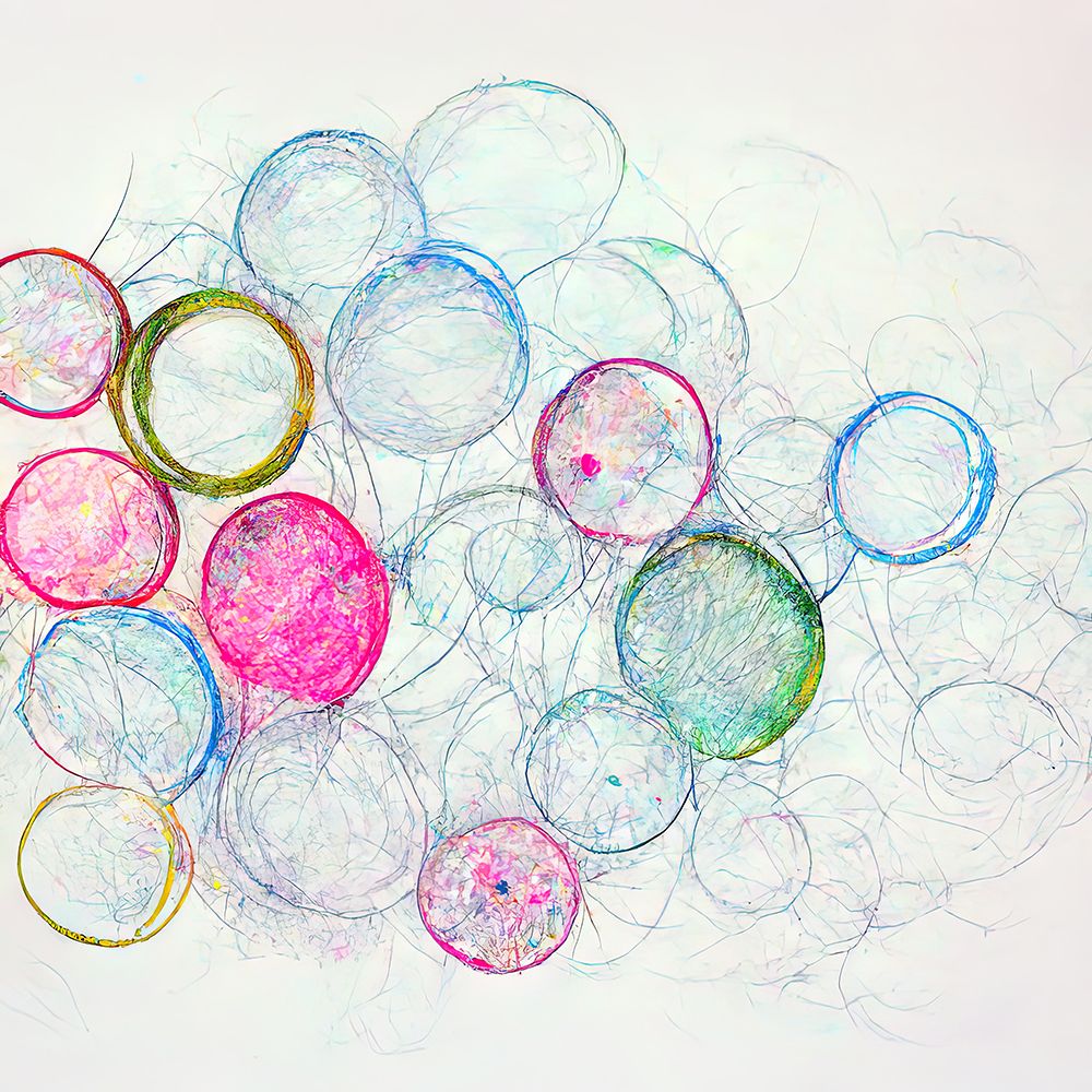 Bubbles 2 art print by Screendoor for $57.95 CAD