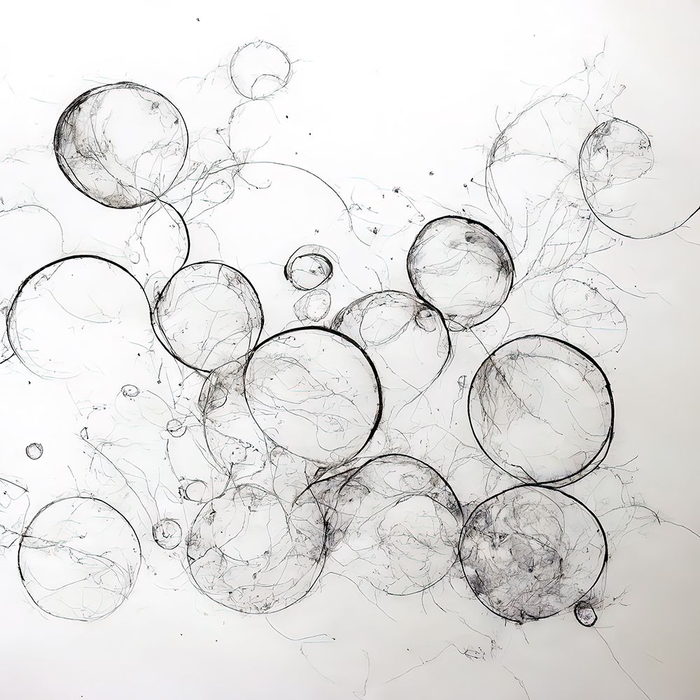 Bubbles 7 art print by Screendoor for $57.95 CAD