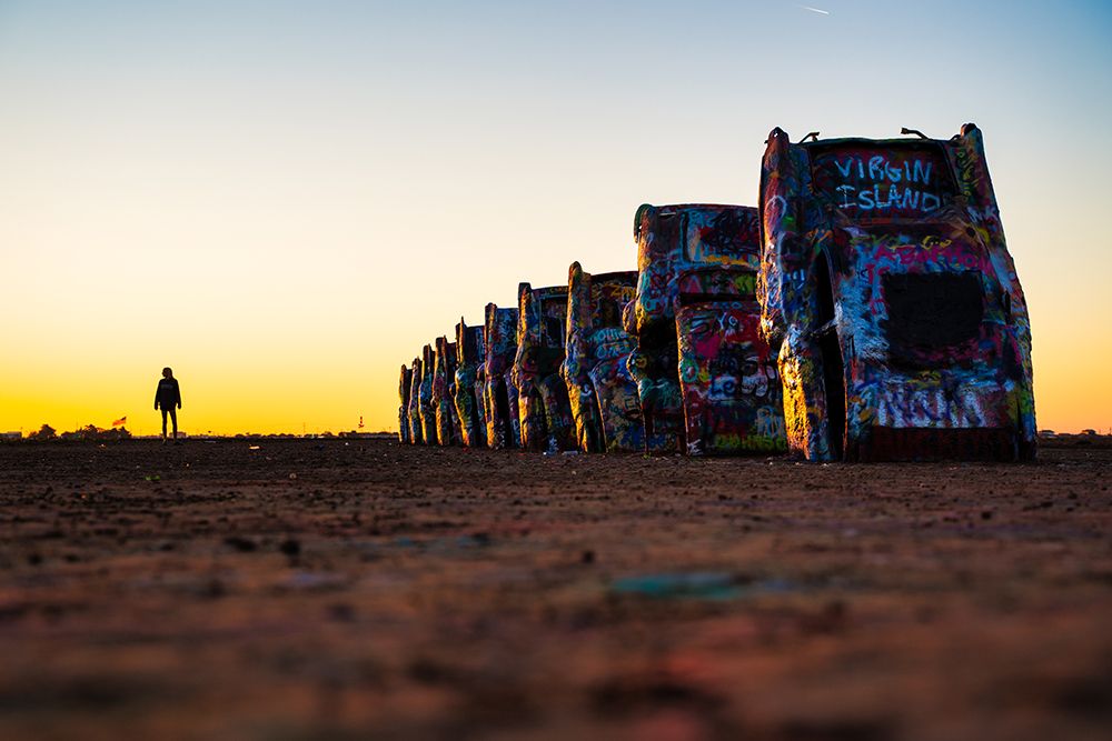 Cadillac Ranch 5 art print by Will Malone for $57.95 CAD