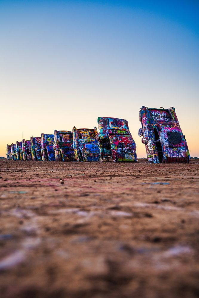 Cadillac Ranch Vertical art print by Will Malone for $57.95 CAD
