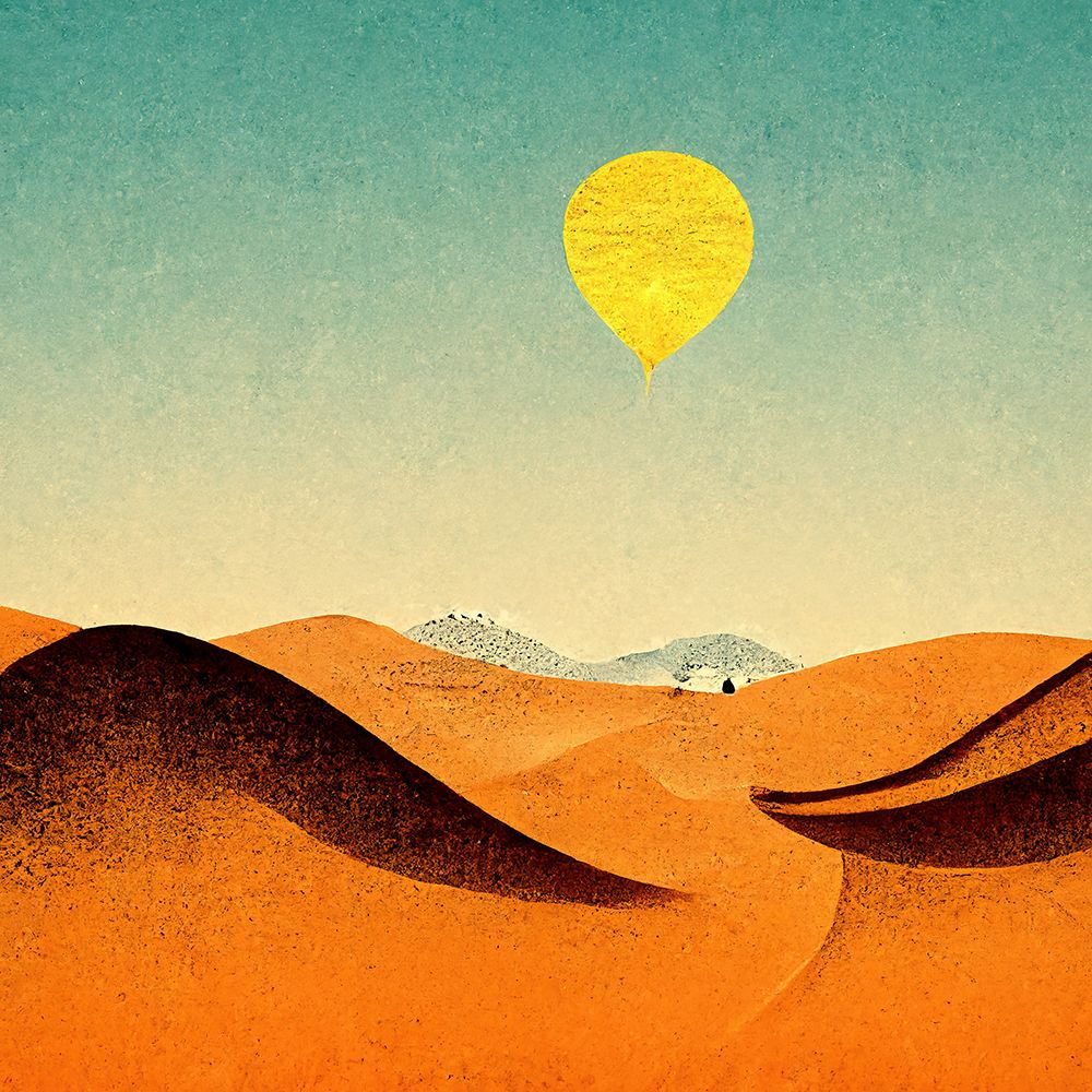 Happy Desert Adventure art print by Screendoor for $57.95 CAD