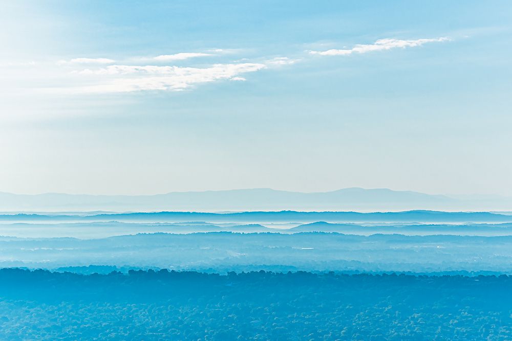 Morning Layers Blue art print by Will Malone for $57.95 CAD