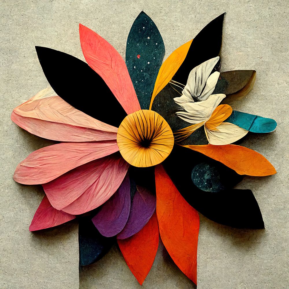 Paper Flowers 17 art print by Screendoor for $57.95 CAD