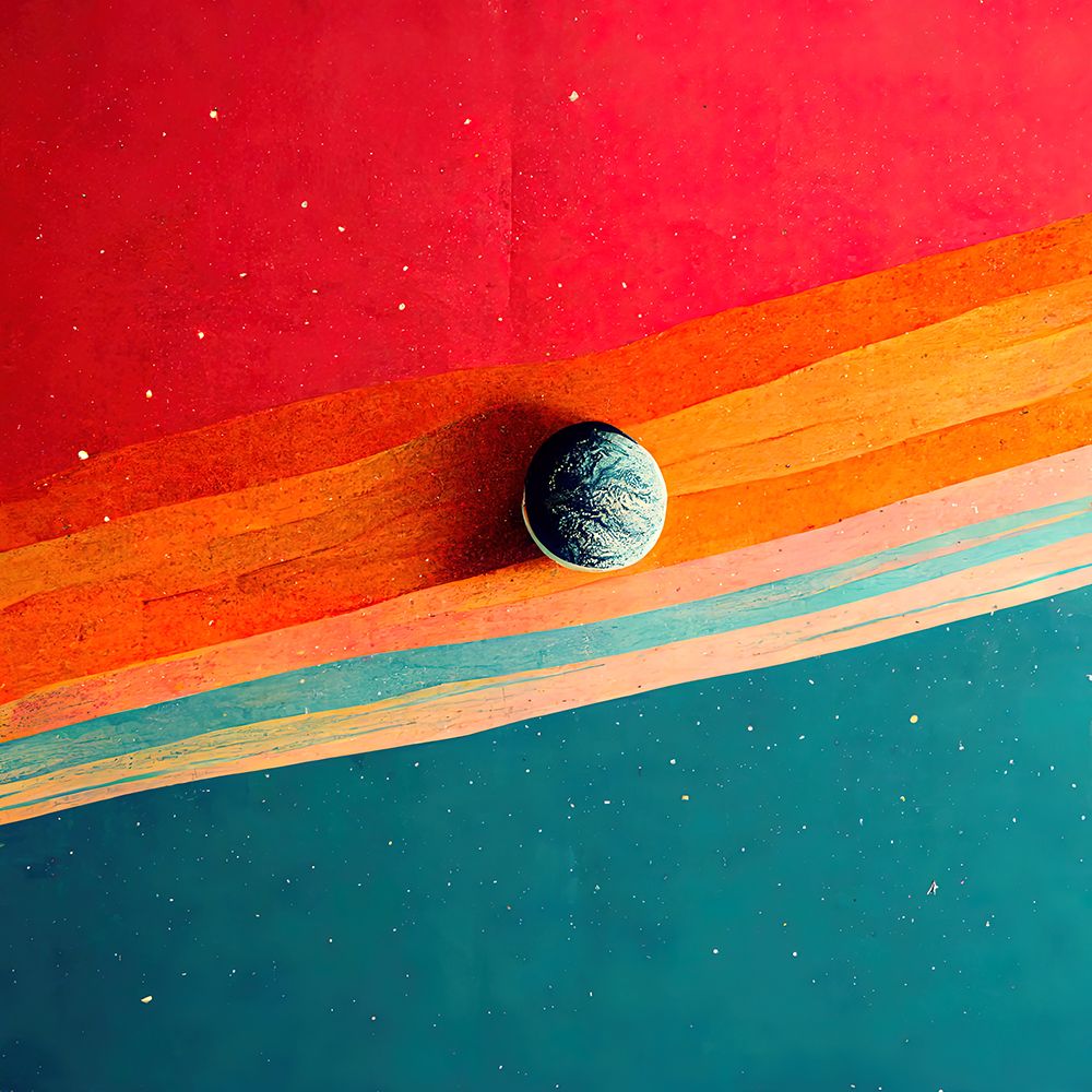 Rainbow Planet 2 art print by Screendoor for $57.95 CAD