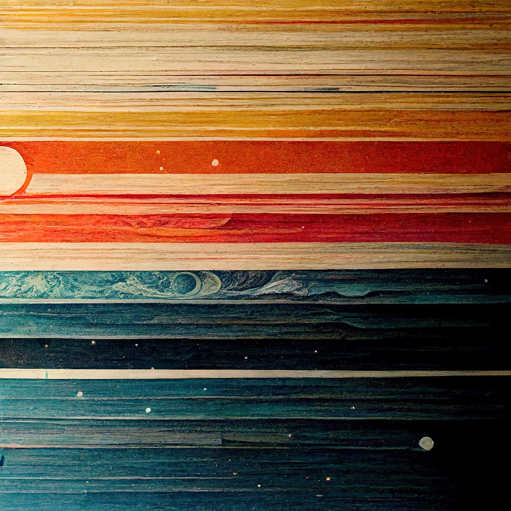Rainbow Planet 4 art print by Screendoor for $57.95 CAD
