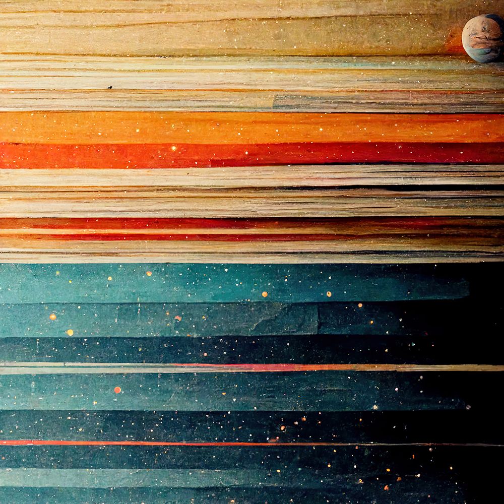 Rainbow Planet 6 art print by Screendoor for $57.95 CAD