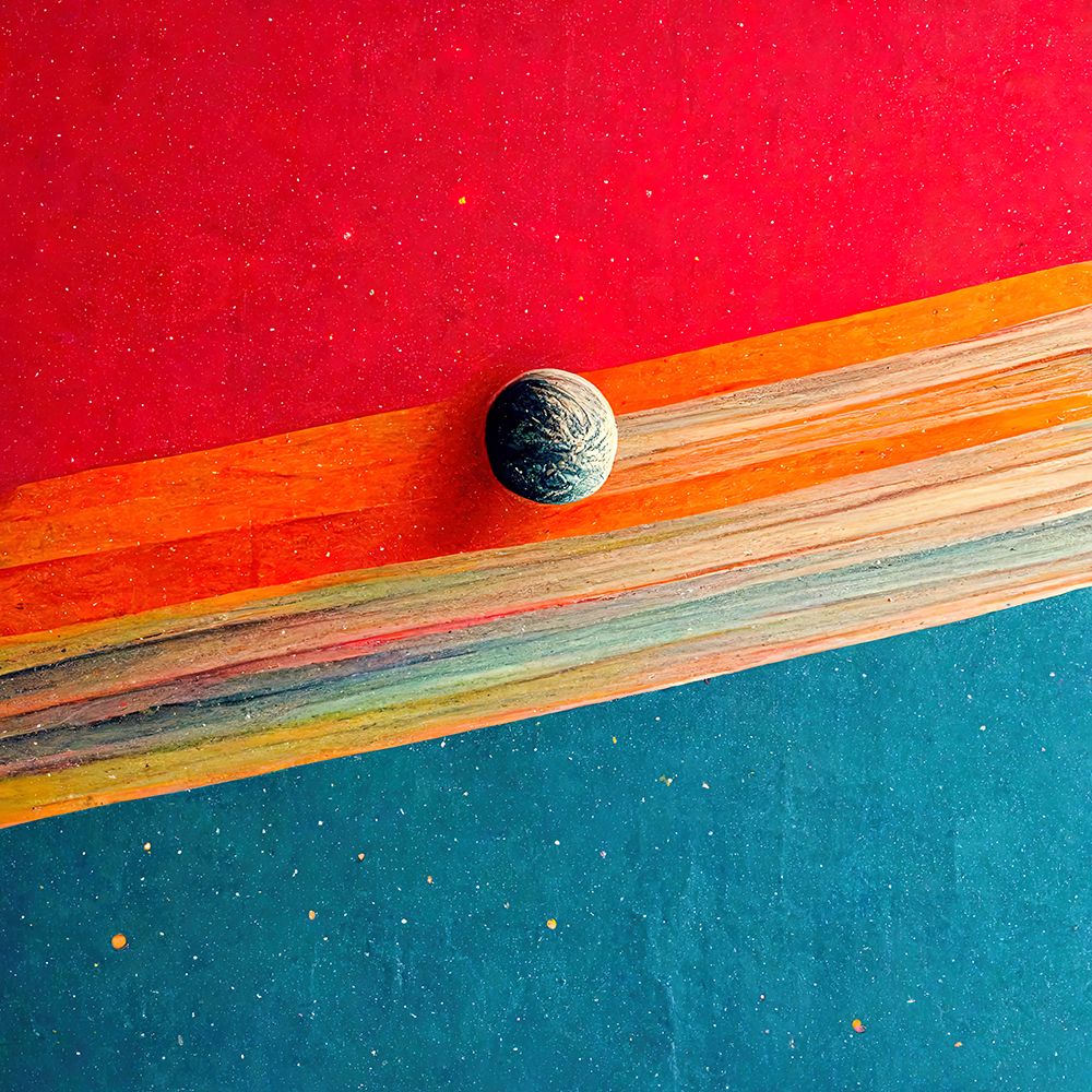 Rainbow Planet 7 art print by Screendoor for $57.95 CAD