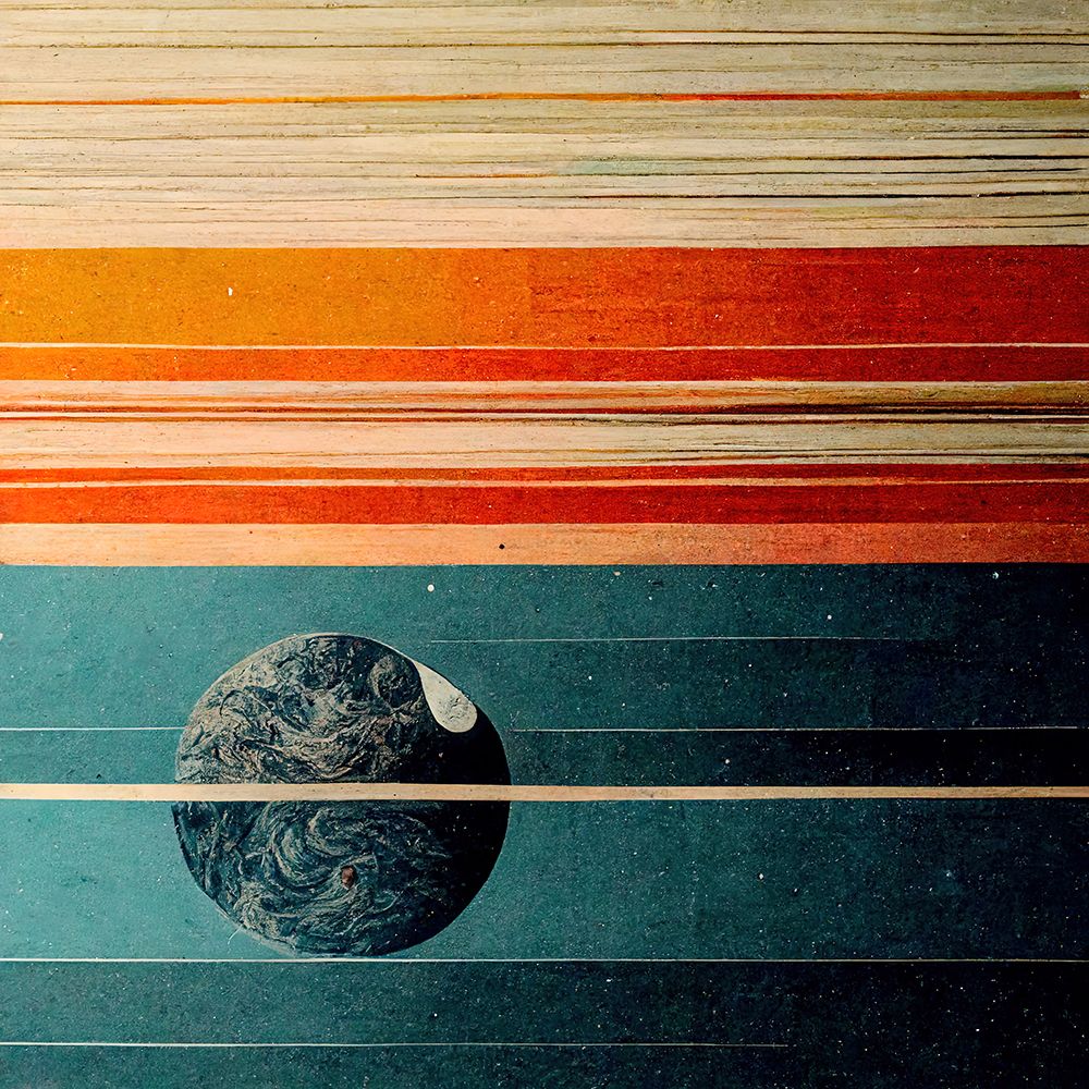 Rainbow Planet 8 art print by Screendoor for $57.95 CAD