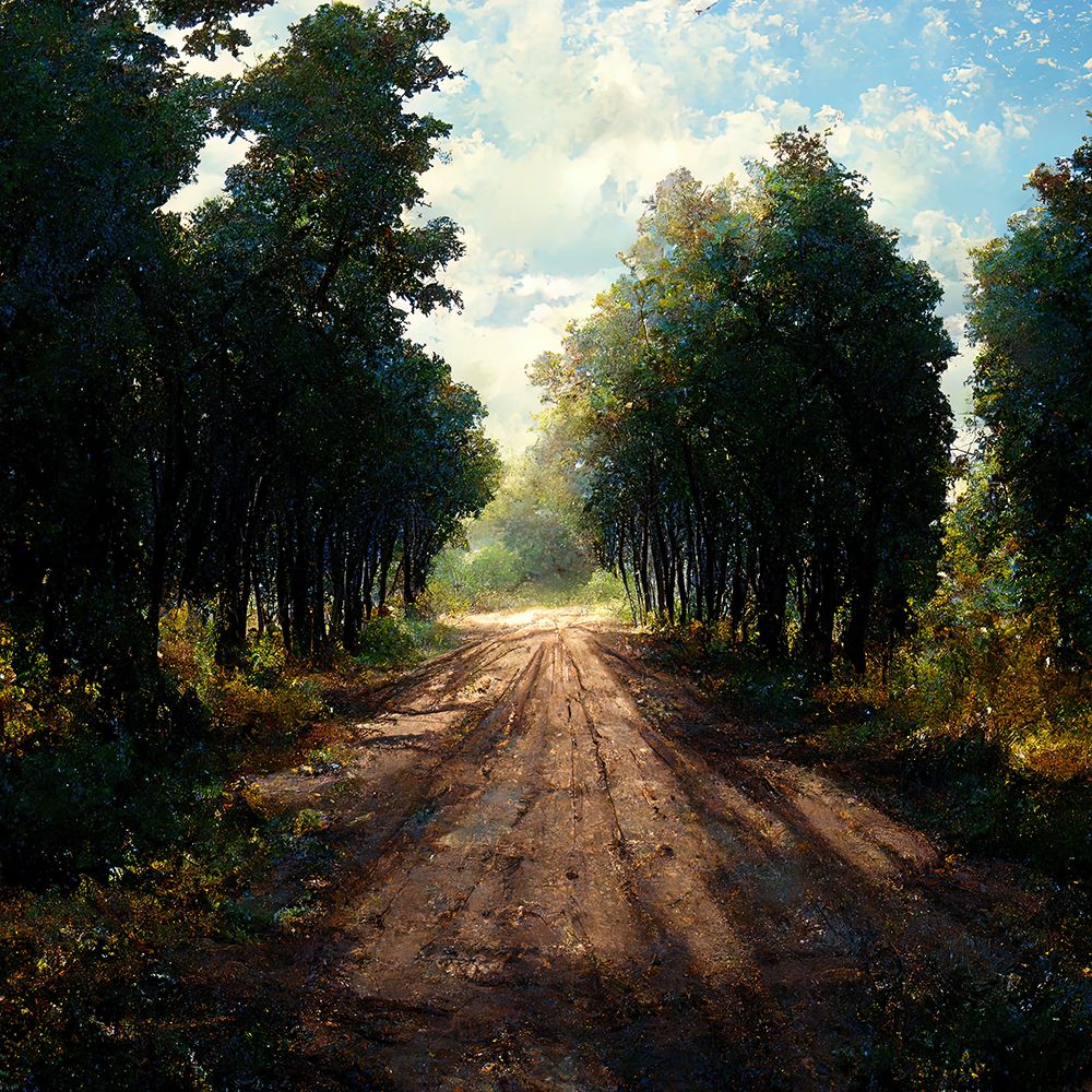 Road in the Woods 6 art print by Screendoor for $57.95 CAD