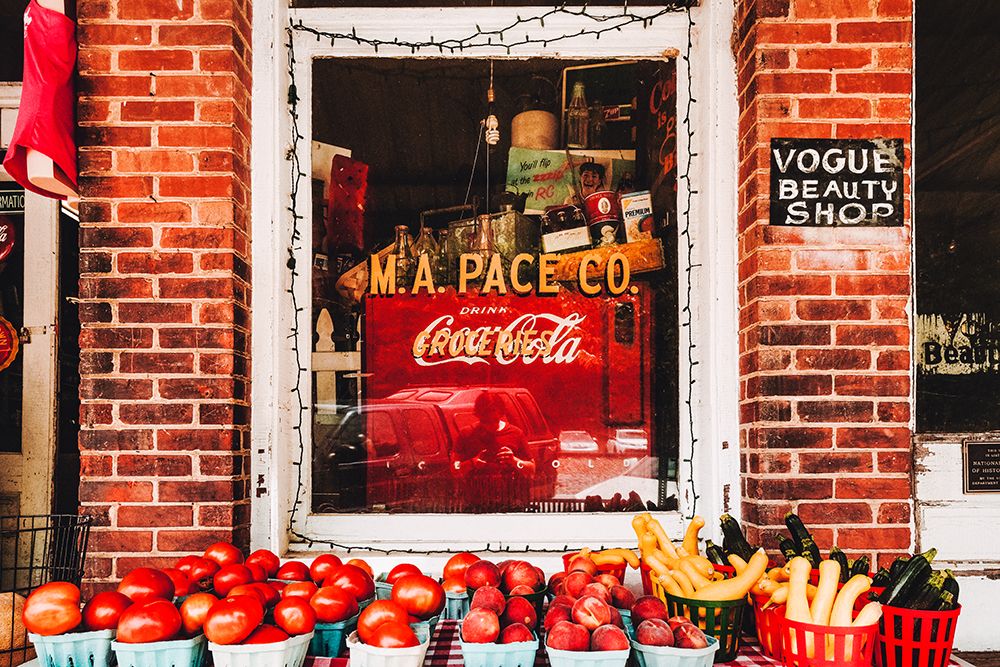 Saluda Market art print by Will Malone for $57.95 CAD