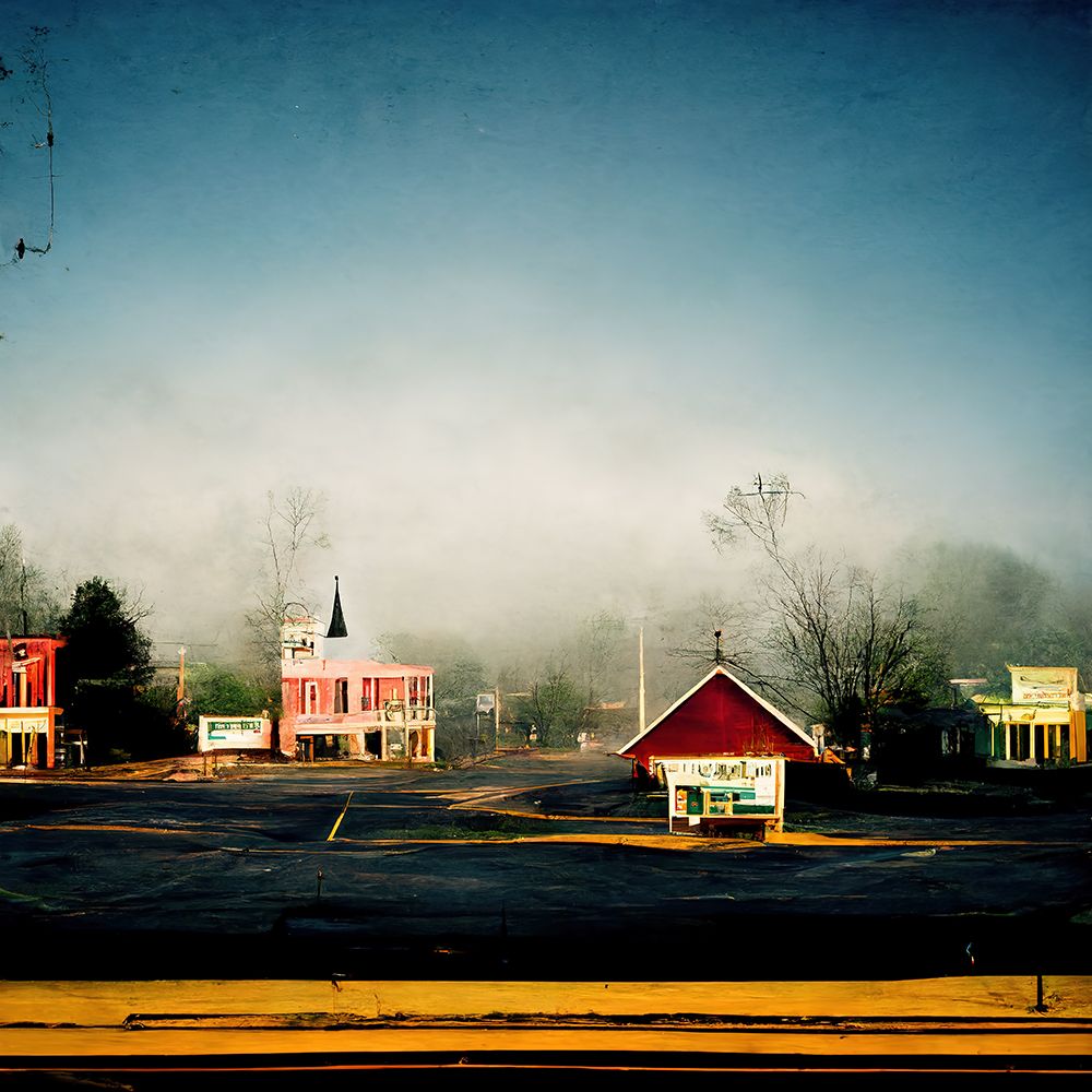 Small Town Morning 3 art print by Screendoor for $57.95 CAD