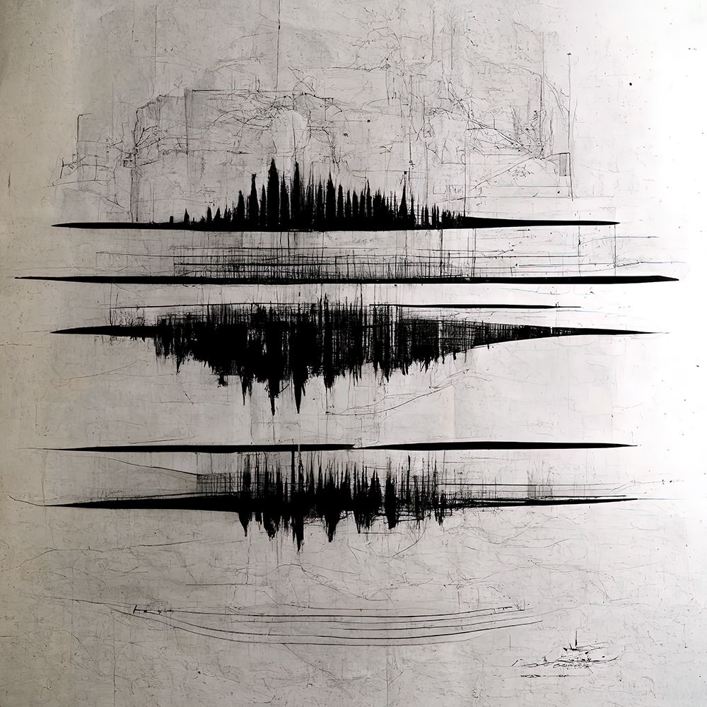 Waveform 1 art print by Screendoor for $57.95 CAD