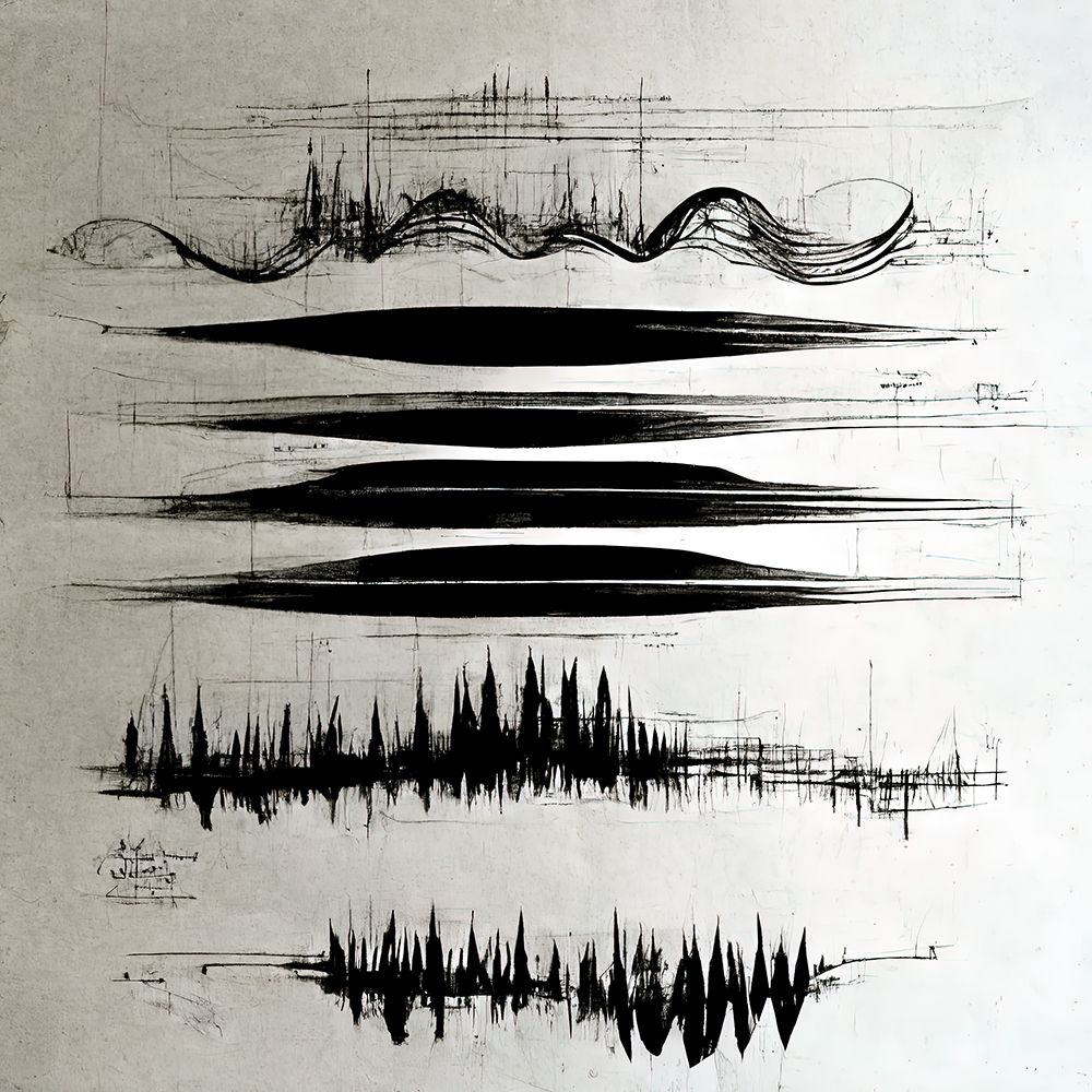 Waveform 4 art print by Screendoor for $57.95 CAD