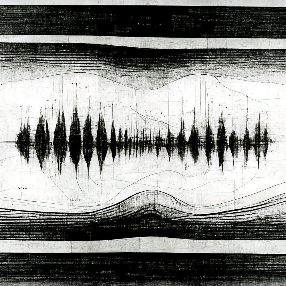 Waveform 5 art print by Screendoor for $57.95 CAD