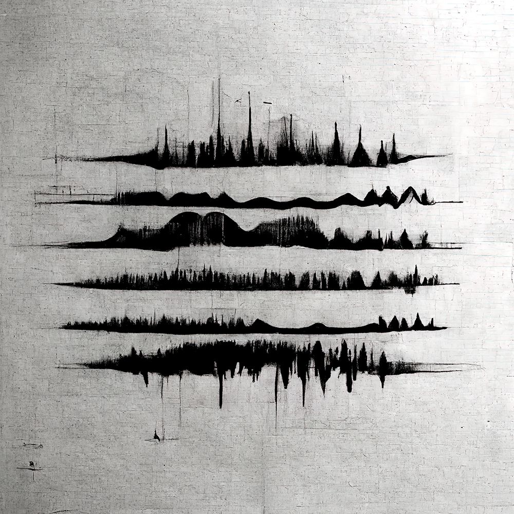 Waveform 6 art print by Screendoor for $57.95 CAD