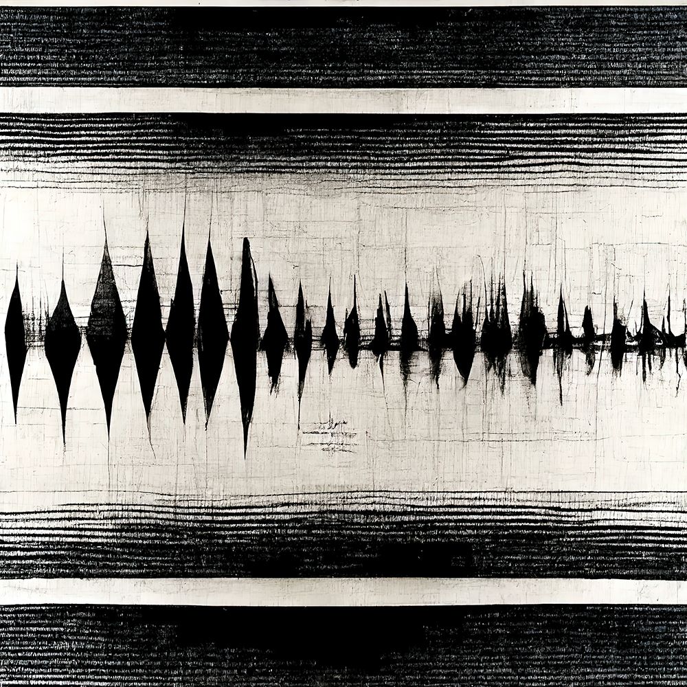 Waveform 7 art print by Screendoor for $57.95 CAD