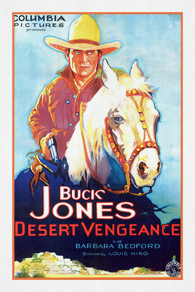 Buck Jones Desert Vengeance art print by Screendoor for $57.95 CAD