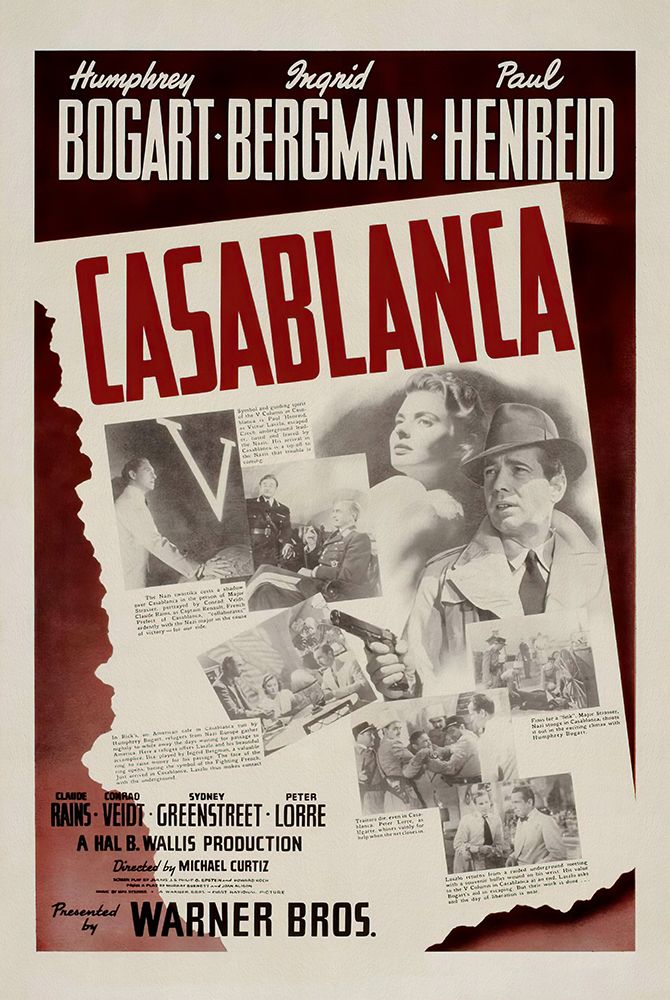 Casablanca art print by Screendoor for $57.95 CAD