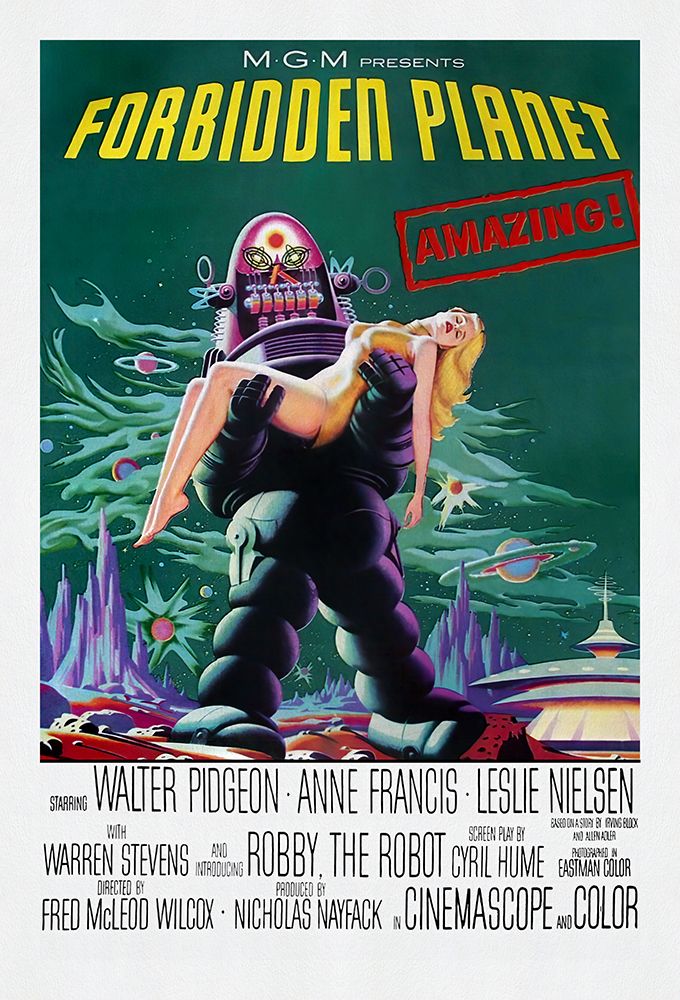 Forbidden Planet art print by Screendoor for $57.95 CAD