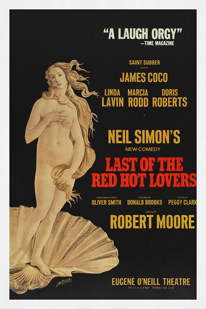 Last Of The Red Hot Lovers art print by Screendoor for $57.95 CAD