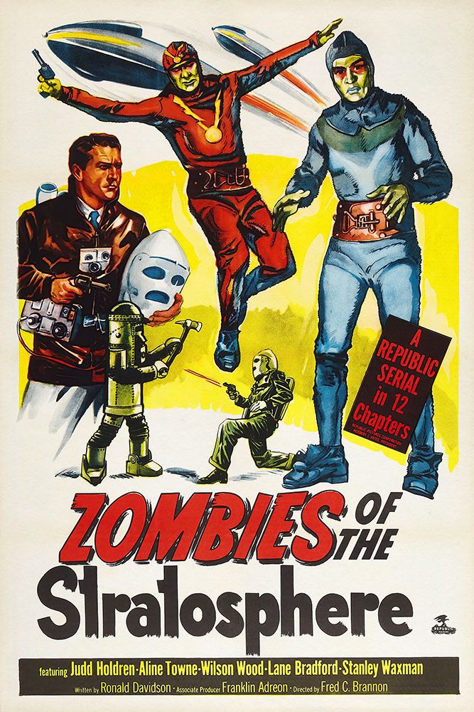 Zombies of the Stratosphere art print by Screendoor for $57.95 CAD