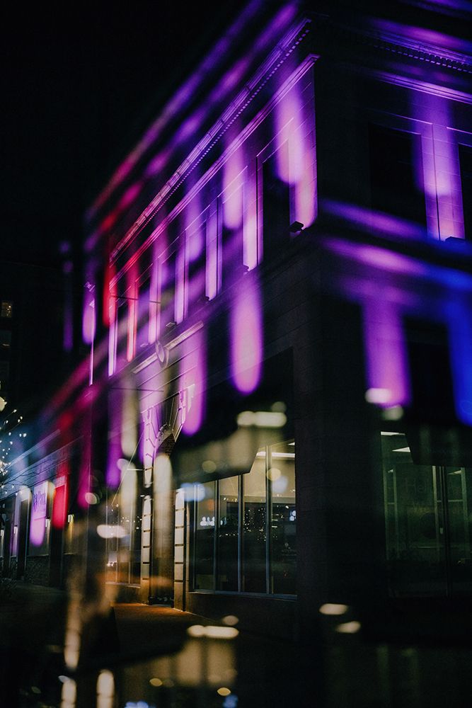 Neon Skyscraper 1 art print by Will Malone for $57.95 CAD