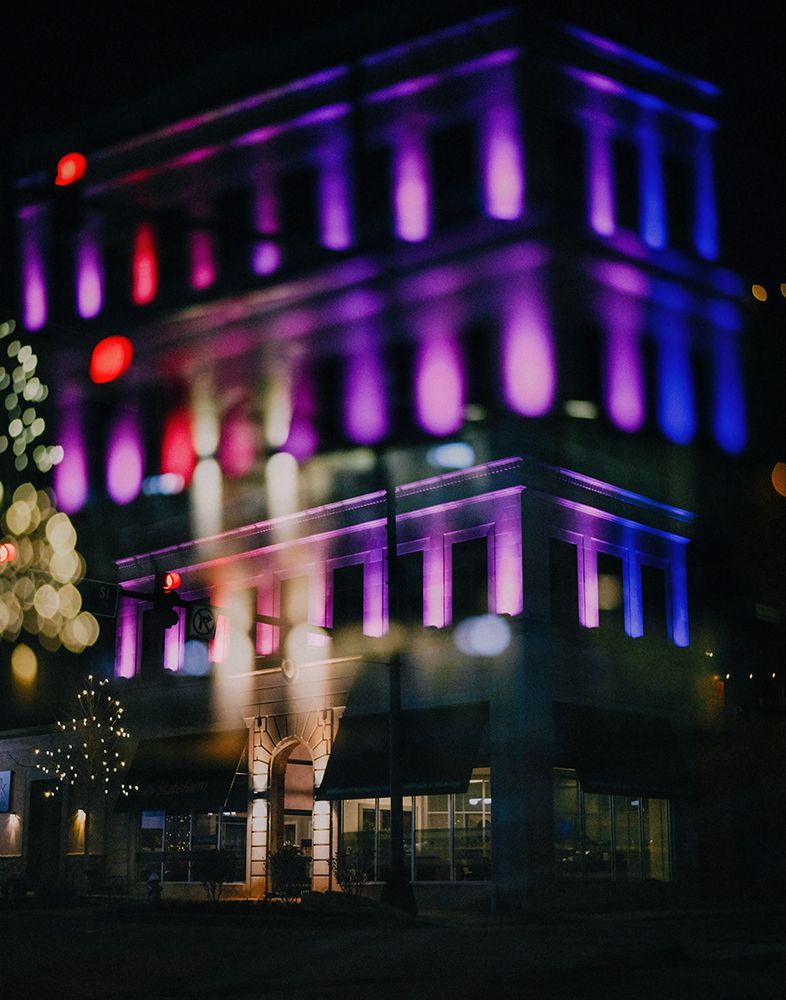 Neon Skyscraper 3 art print by Will Malone for $57.95 CAD