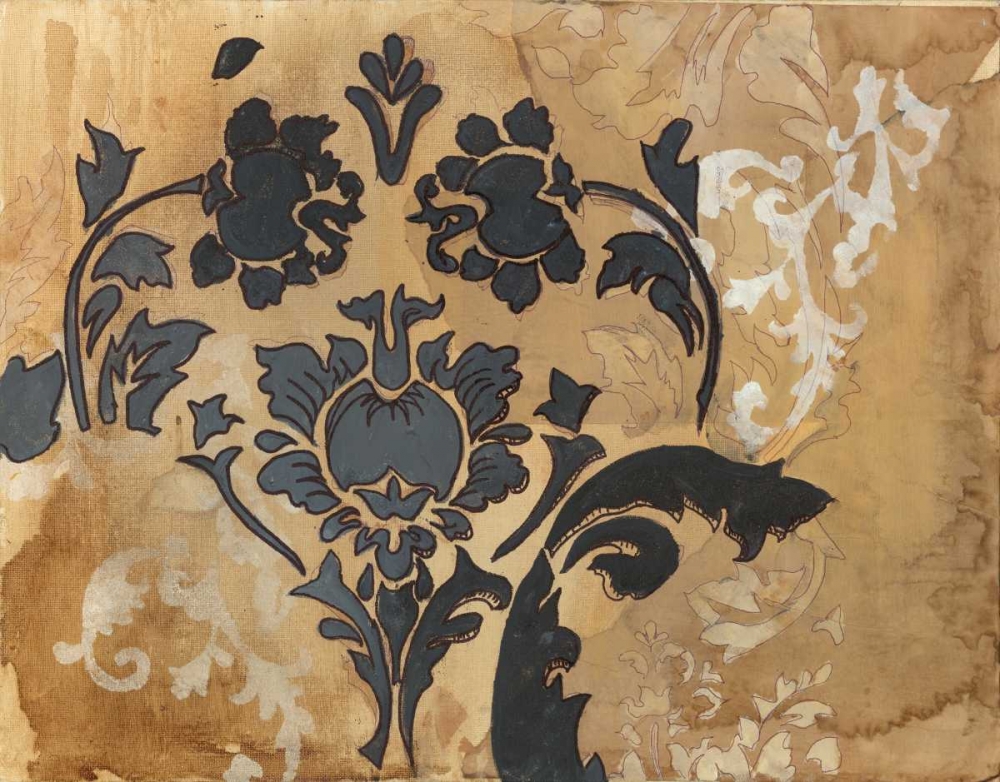 Black Damask art print by Arielle Adkin for $57.95 CAD